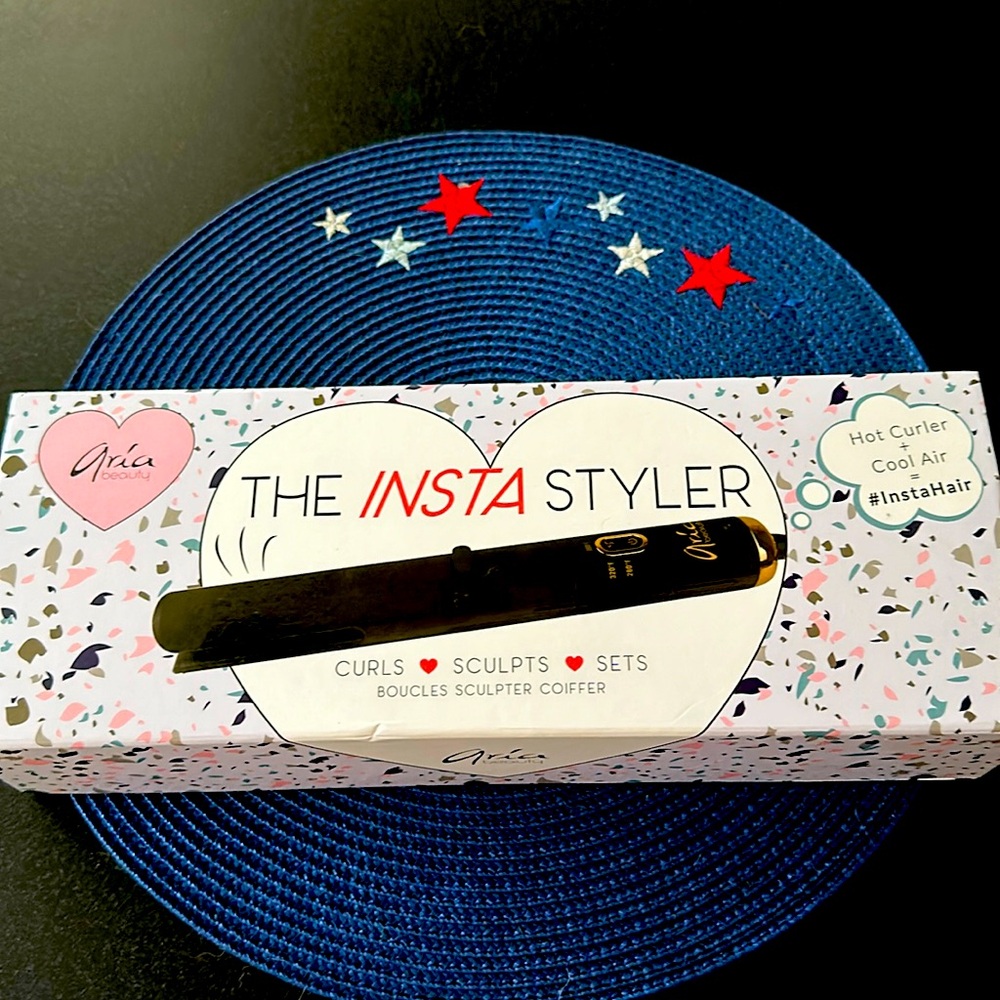 Aria instastyler curling and straightening iron